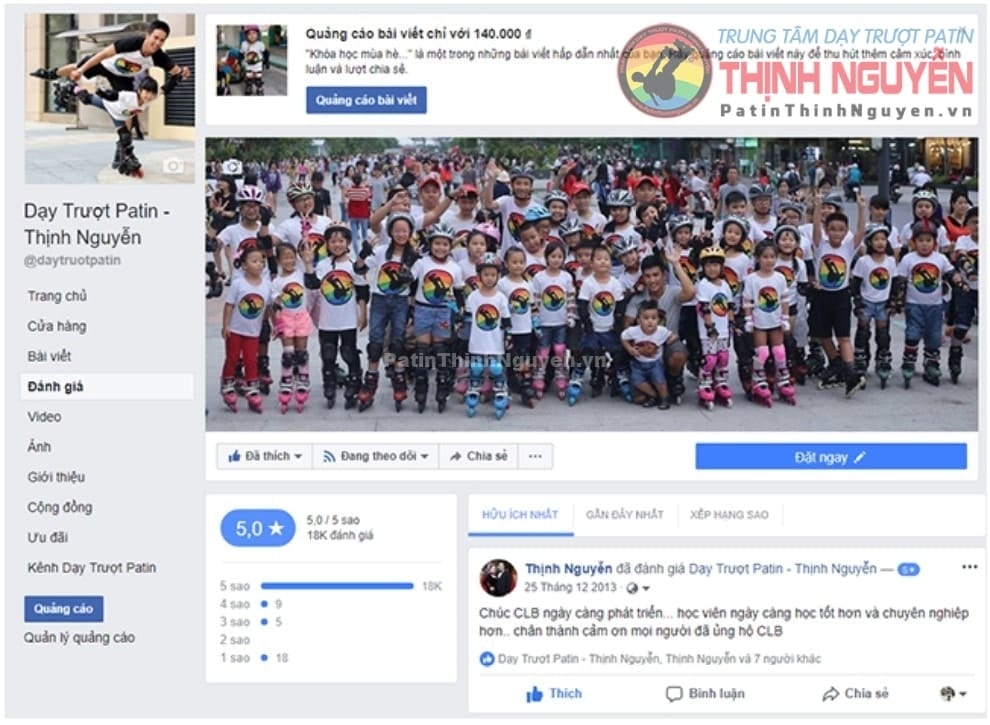 Giới thiệu về lớp học patin của thầy Thịnh (Năm 2025)